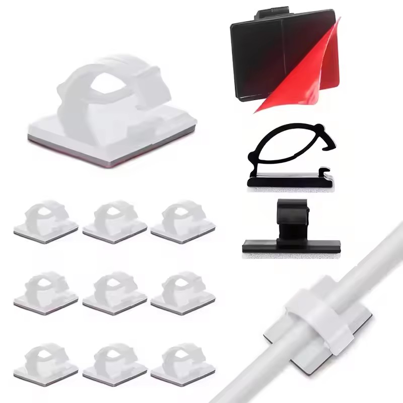 Car Cable Organizer - Suporte adesivo para cabos de carro,