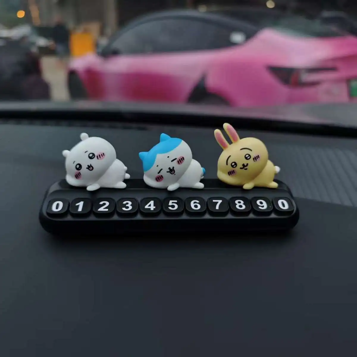 Car Accessories Japanese - Placa de Número de Estacionamento Temporário