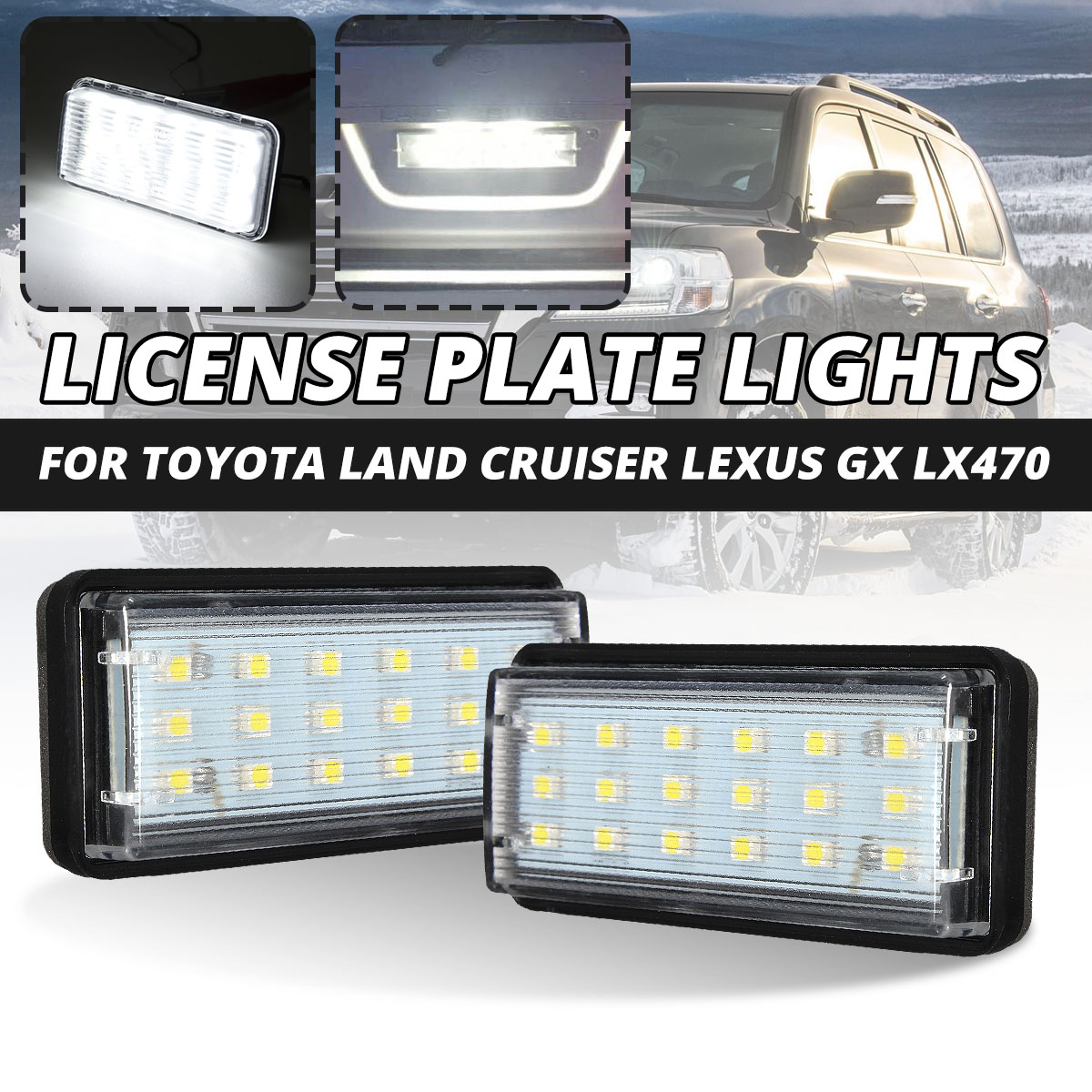 Car Led Light - 2 pçs livre de erros led