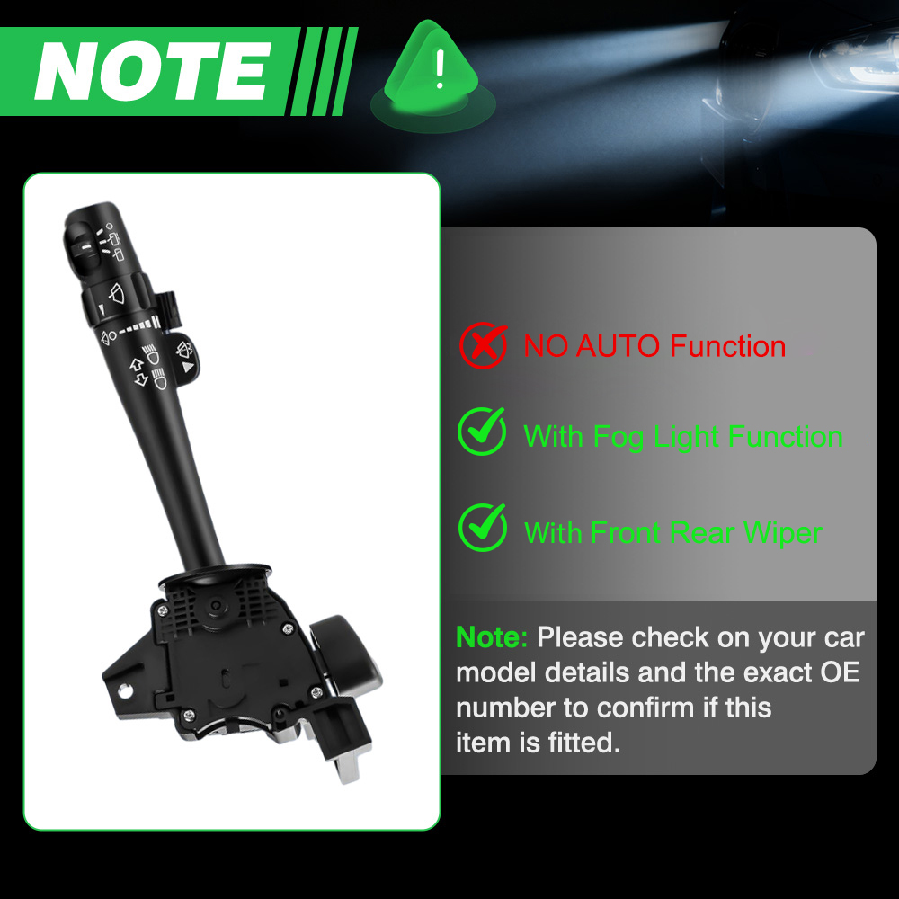 Interruptor de Coluna de Direç - Car Wiper avaliação e preço